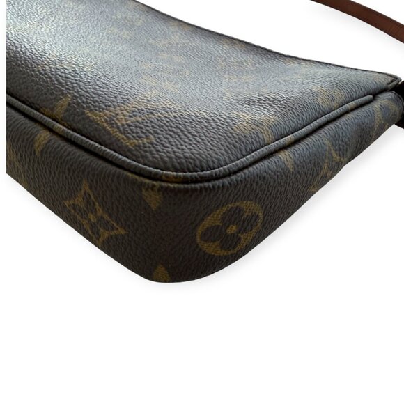 Authentic Louis Vuitton Monogram Pochette Accessories Mini Top Handle Bag - Picture 6 of 12